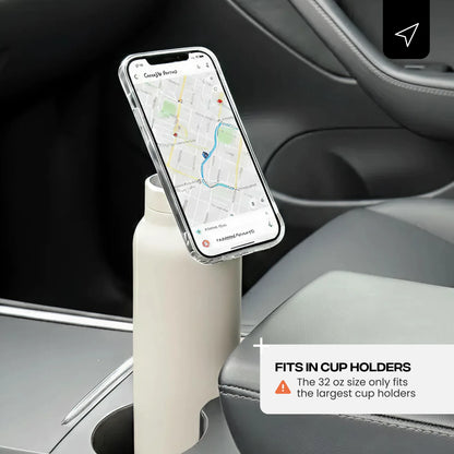 RINGO PRO -Gym Outdoor Activities Water Bottle Magnetic Phone Holder Insulated With Mount Stand For Daily Hydration 710ml