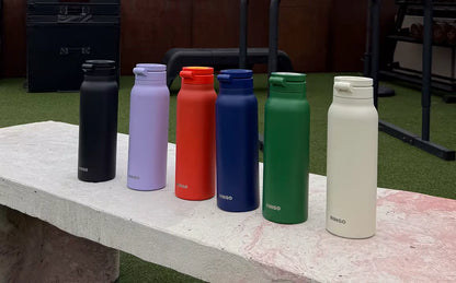 RINGO PRO -Gym Outdoor Activities Water Bottle Magnetic Phone Holder Insulated With Mount Stand For Daily Hydration 710ml